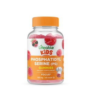 Phosphatidyl Serine (PS) Kids Gummies - Raspberry - 60 Gummies (30 Servings)