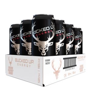 Energy Drink - White Gummy Deer - 16oz. (12 Cans)