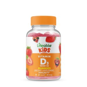 Kids Vitamin D3 1000IU - 60 Gummies (30 Servings)