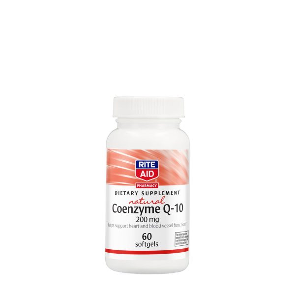 Coenzyme Q-10 200 MG - 60 Softgels (60 Servings)