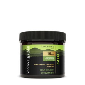 Hemp Extract-Infused Gummies - Lemon Lime - 60 Gummies (30 Servings)