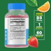 Sugar Free Kids Vitamin D3 1000IU - 60 Gummies (60 Servings) - Image 5