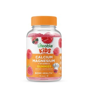 Kids Calcium Magnesium and Vitamin D3 - 90 Gummies (30 Servings)