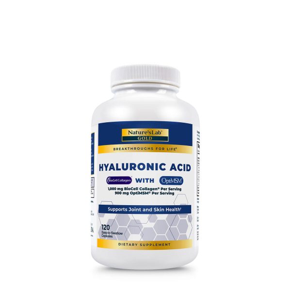 Hyaluronic Acid with BioCell Collagen and MSM - 120 Capsule (40 Servings)