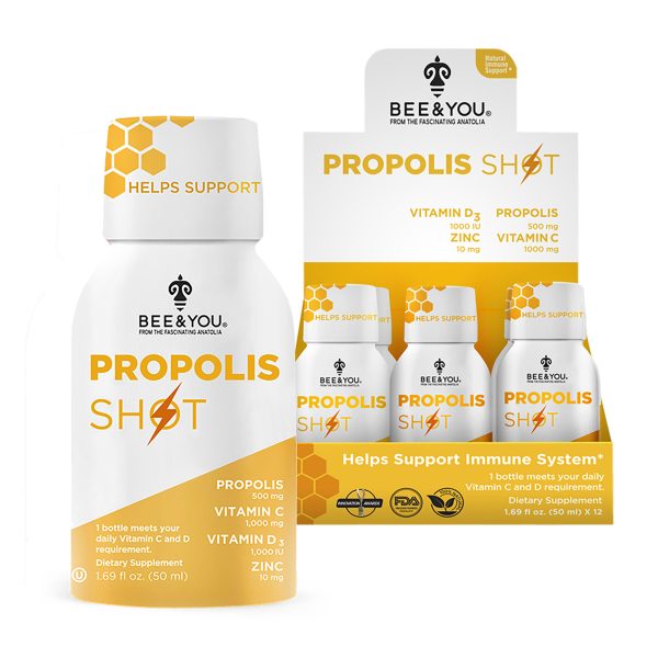 Immune Support Propolis Shot - 1.69 oz. (12 Bottles)