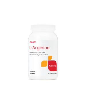 L-Arginine Capsules 1000mg - 90 Capsules (90 Servings)