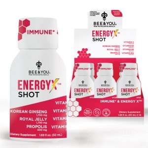 Natural Energy Shot with Ginseng (Caffeine Free) - 1.69 oz. (12 Bottles)