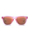 LXE Sunglasses Pink & Blue Frames Gold Mirror Lenses - Image 2
