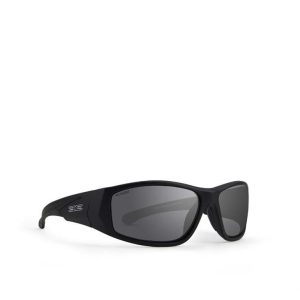 Salerno Sunglasses Black Frames Smoke Polarized Lenses