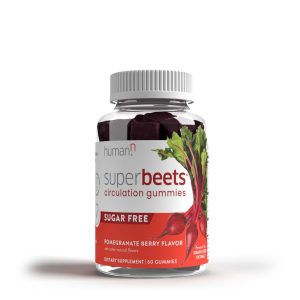 Superbeets Circulation Gummies - Pomegranate Berry - 60 Count (60 Servings)