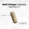 Hydrolyzed Multi Collagen Peptides Type I - II - III - V and X + Vitamin C - 90 Capsules (30 Servings) - Image 7
