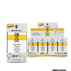 On The Go Immune Support Raw Honey Single Serve Packets - 0.25 oz. (12 Packets)